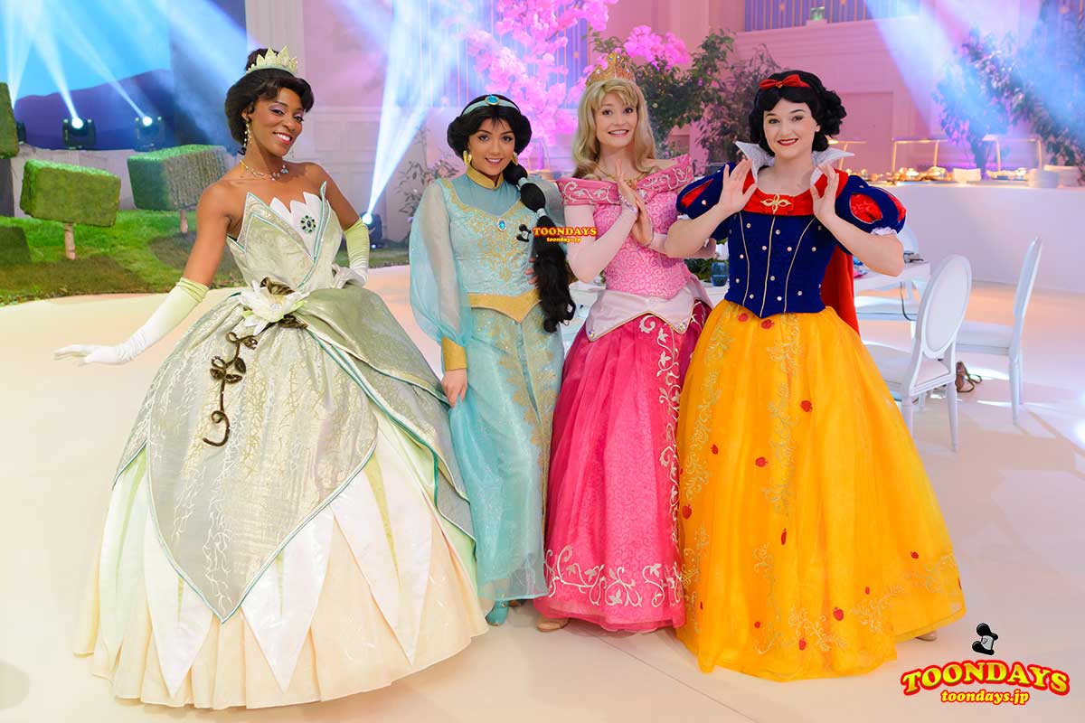 DLP 25周年　グリーティング ティアナ ジャスミン オーロラ姫 白雪姫