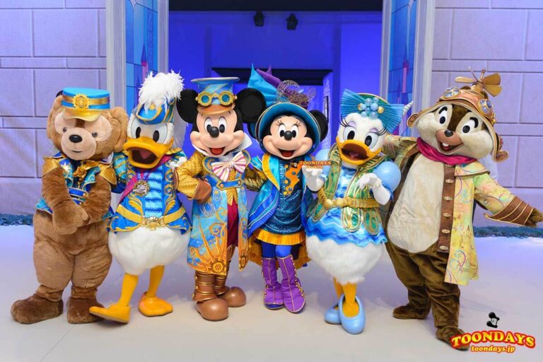 DLP 25周年イベント グリーティング ミッキーマウス ミニーマウス ドナルドダック デイジーダック ダッフィー チップ