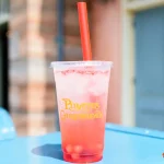 ロイヤルストリート・ベランダ「パイレーツスパークリングドリンク（グレナデン＆ミントシロップ）」