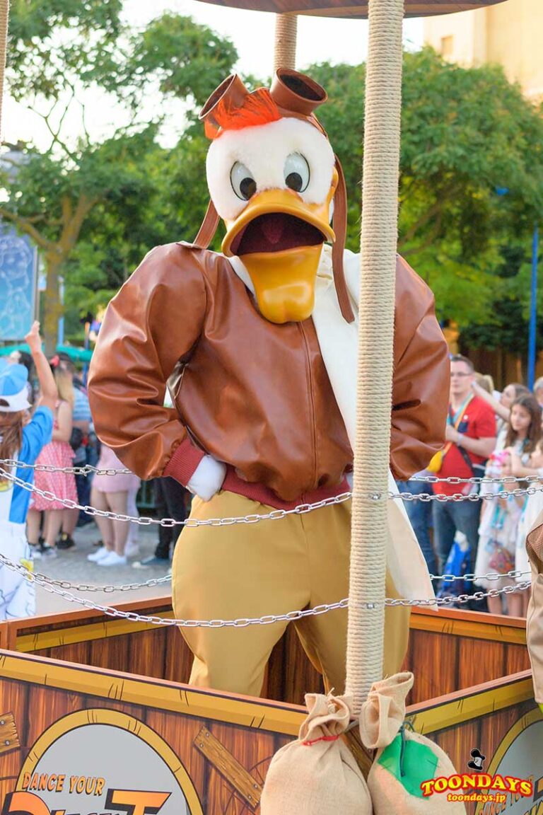 ランチパッド・マクワックは飛行士のアヒルキャラクター