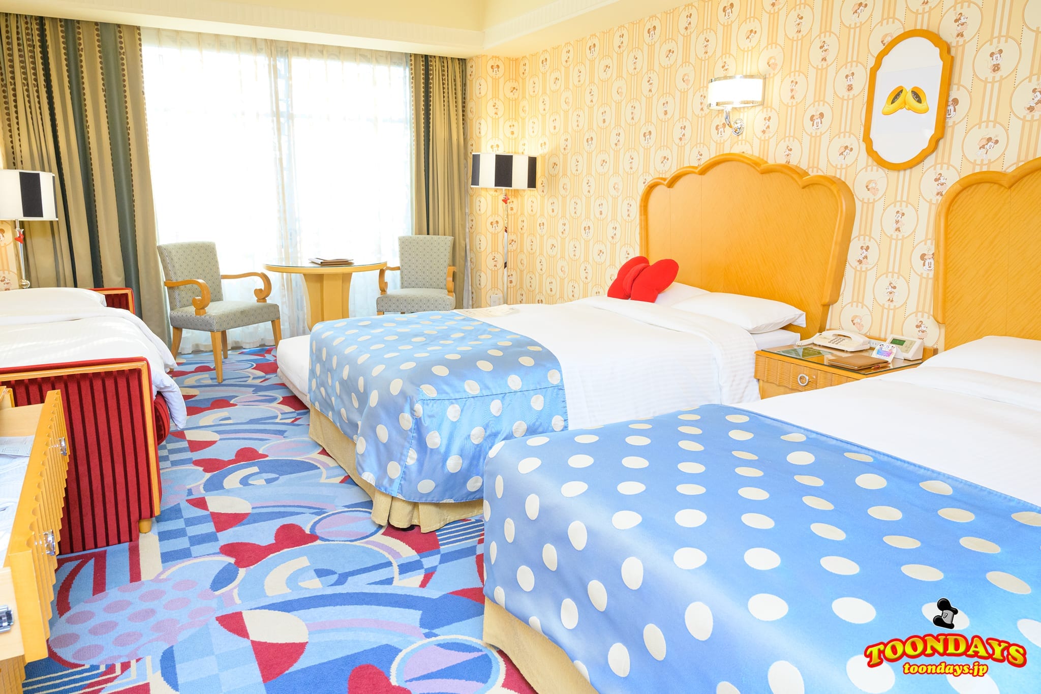 1度は泊まりたい ミニーマウスルーム ディズニーアンバサダーホテルのミニーデザイン客室 ディズニーブログ Toondays