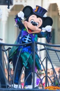 2018年『スプーキー“Boo!”パレード』のミッキーマウス