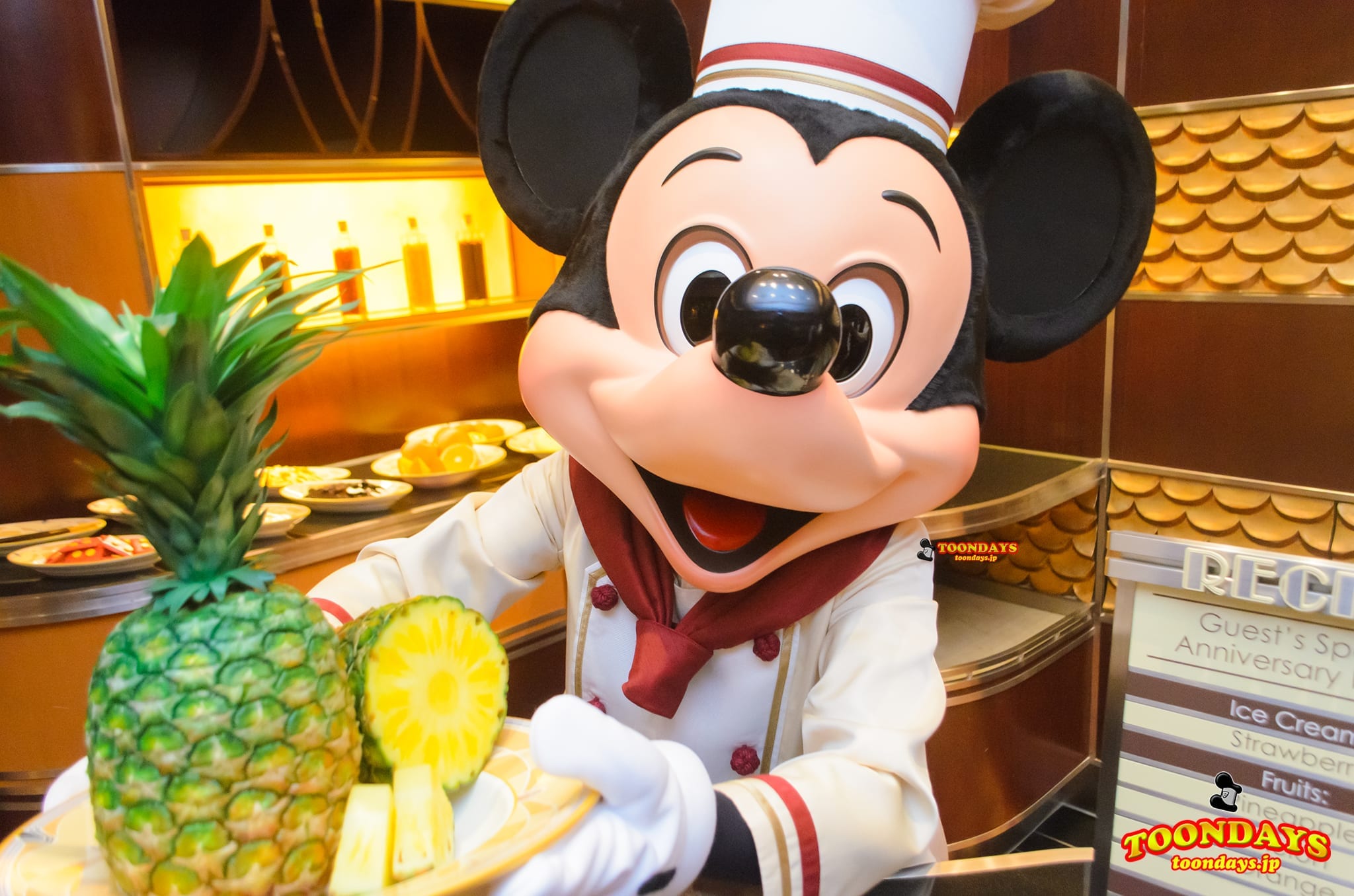 TDR ディズニーアンバサダーホテル　エンパイアグリル　マイアニバーサリーストーリー グリーティング　ミッキーマウス 3