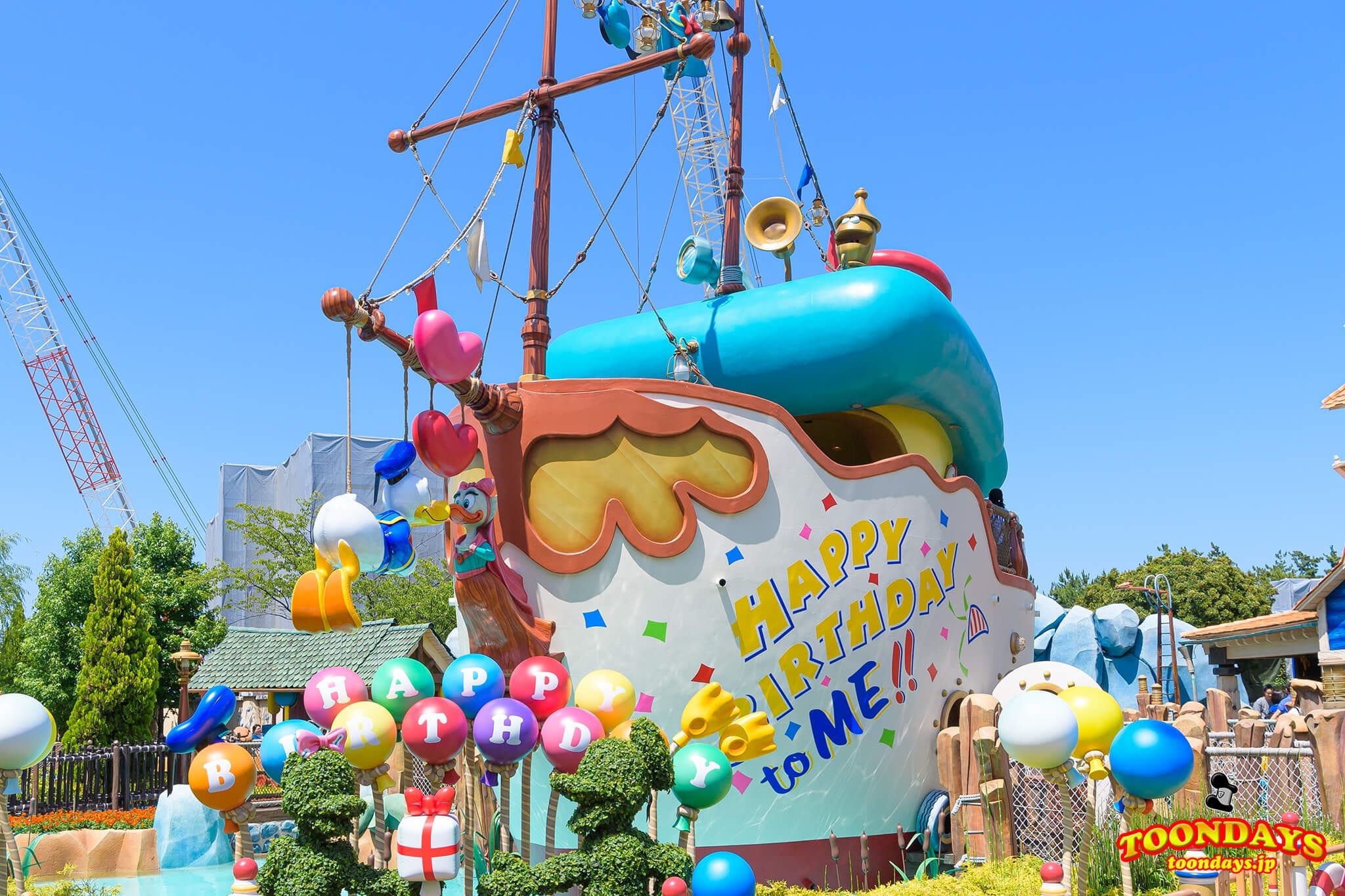 キャラクターの誕生日限定のデコレーション