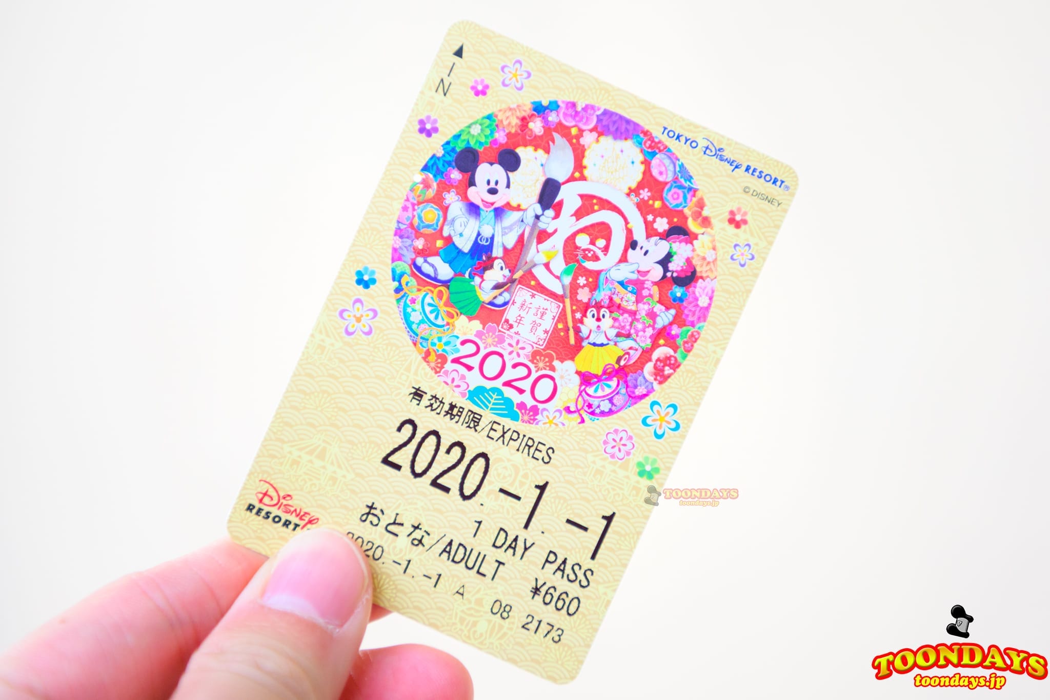 お正月限定のディズニーリゾートラインのフリーきっぷ