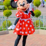 メインストリート・ハウス前(キャラクターグリーティング) 整列グリーティング ミニーマウス
