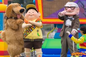 ピクサー・プレイタイム・パルズのラッセル、ダグ、カールじいさん