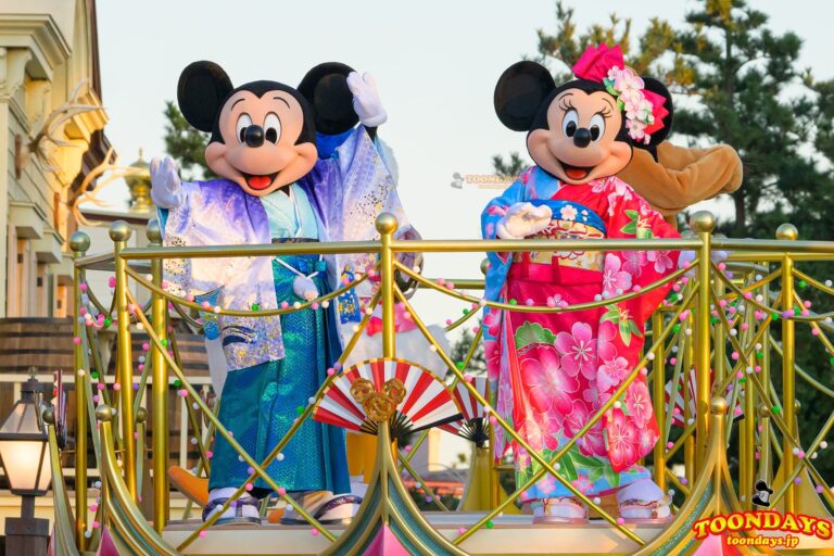 TDL『ニューイヤーズ・グリーティング』ミッキーマウスとミニーマウス