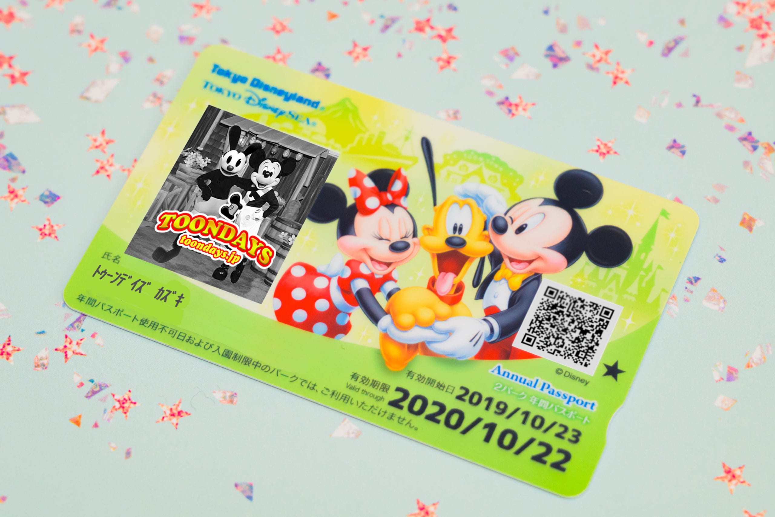 入場日なし☆東京ディズニーシー年間パスポート