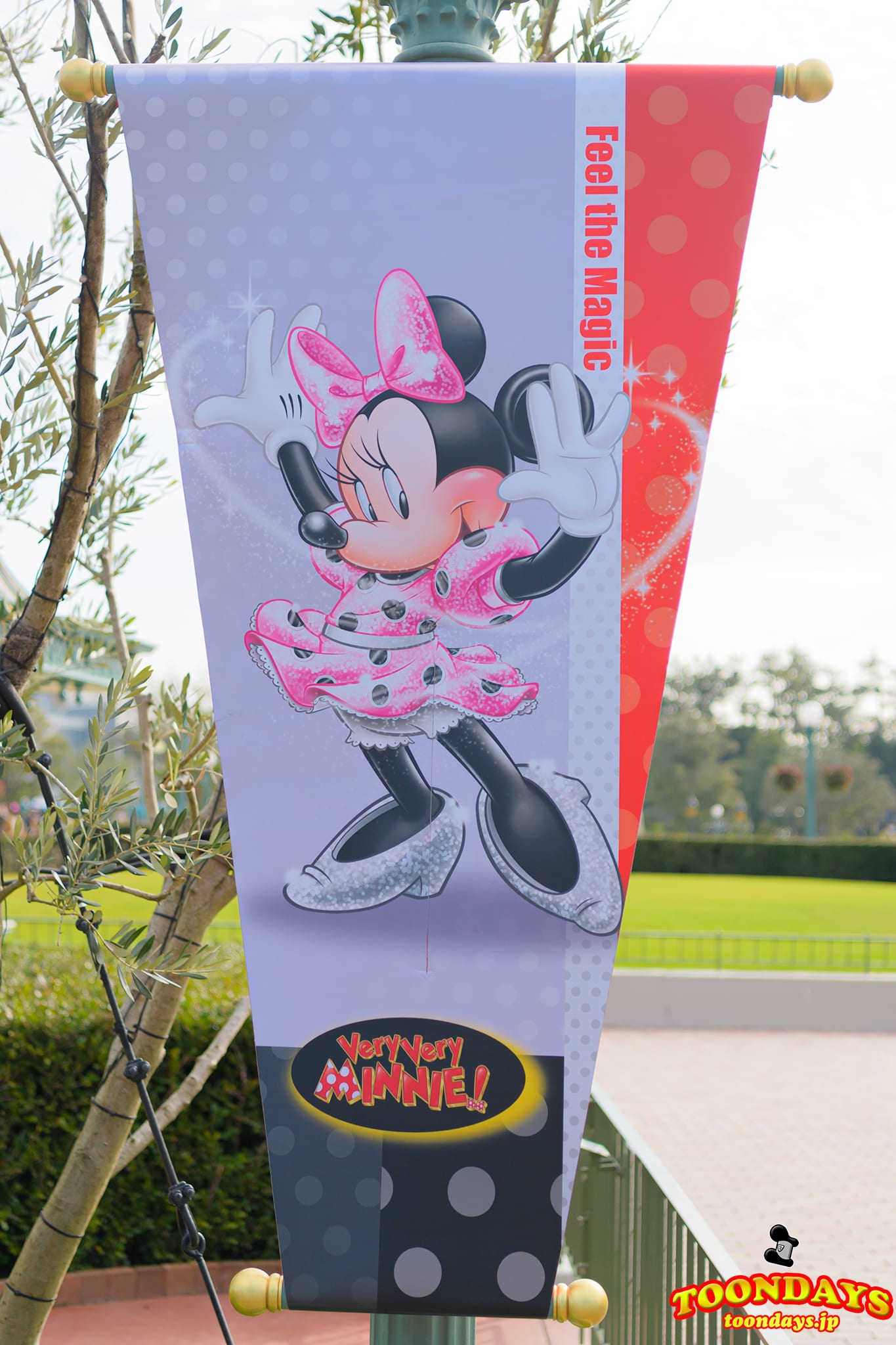 フィール・ザ・マジックのミニーマウス バナー