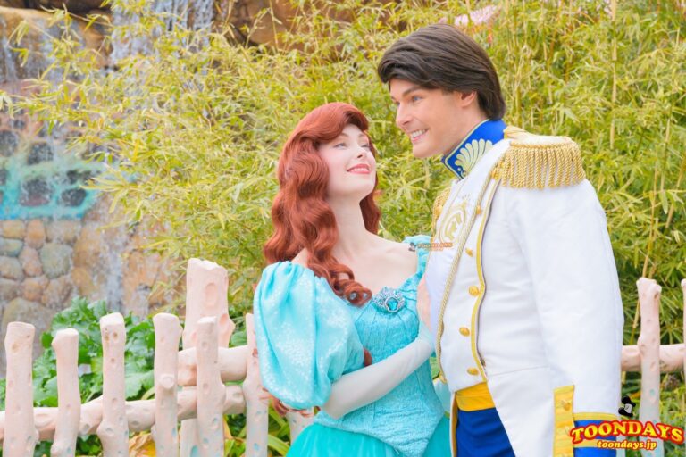 TDS アリエルのグリーティンググロット フリーグリーティング アリエル エリック王子