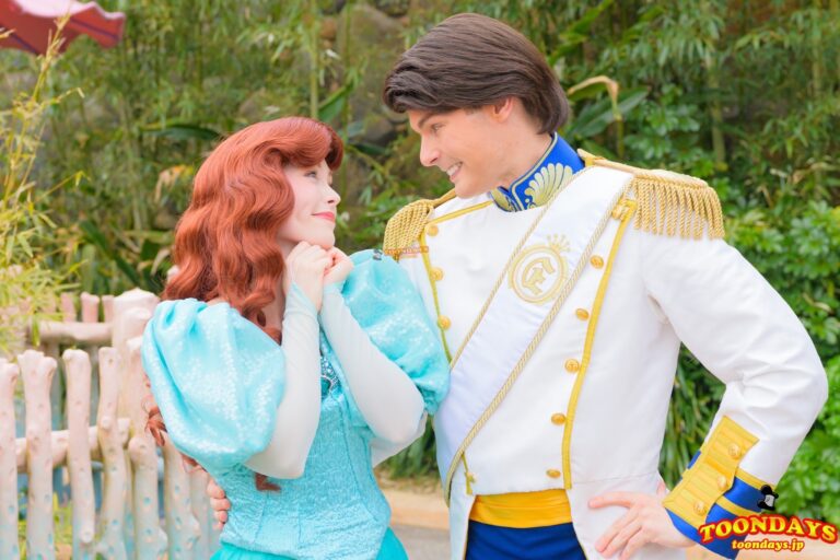 TDS アリエルのグリーティンググロット フリーグリーティング アリエル エリック王子