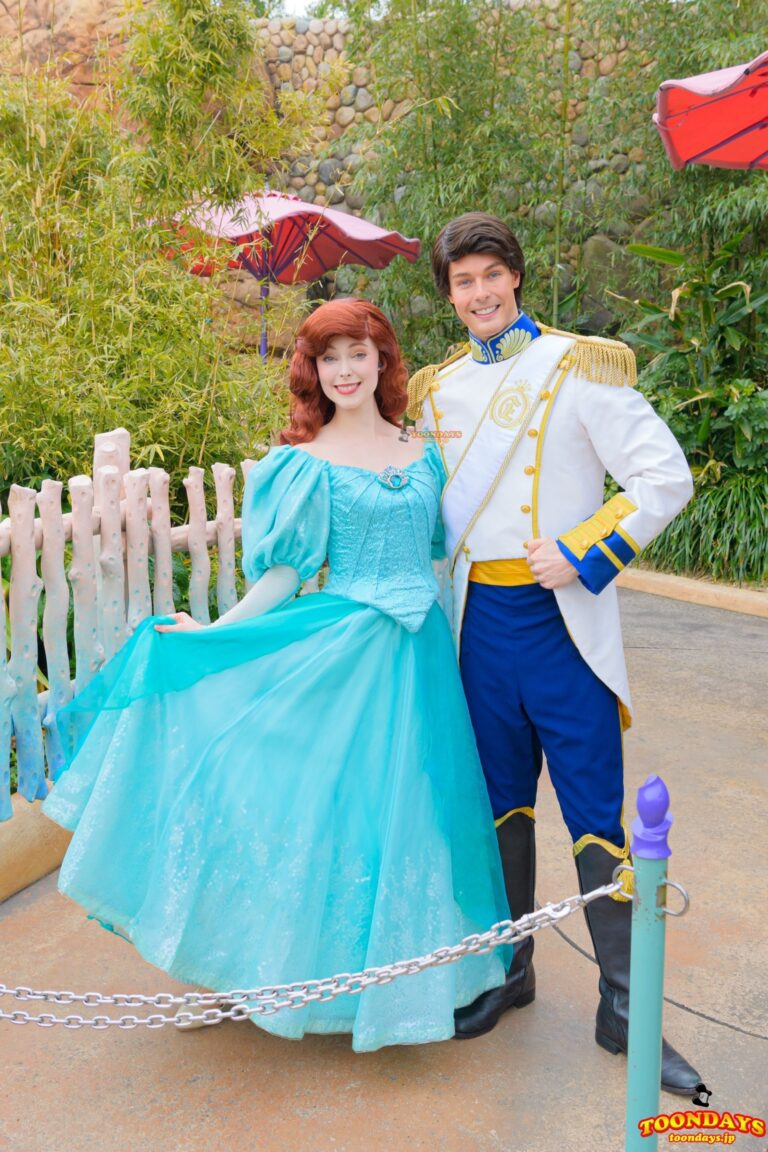 TDS アリエルのグリーティンググロット フリーグリーティング アリエル エリック王子