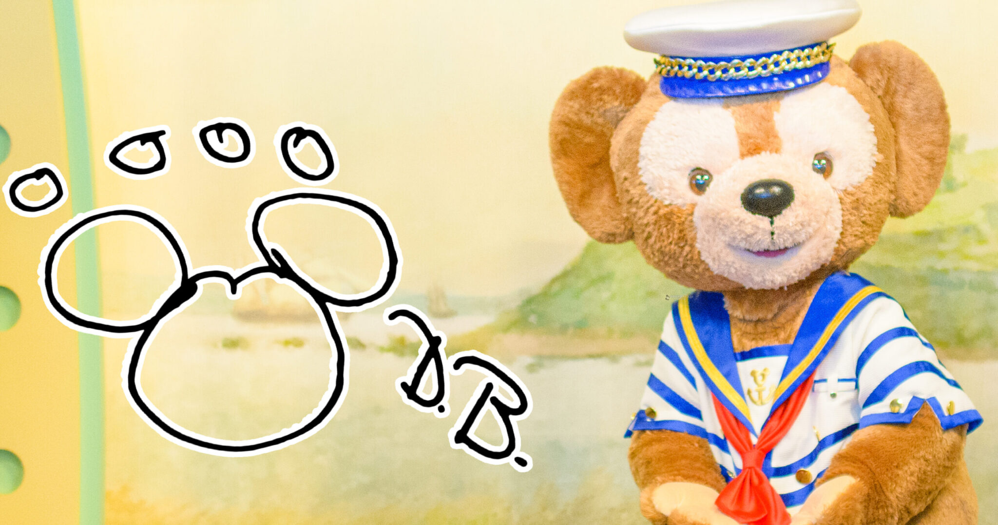 ダッフィーのカード