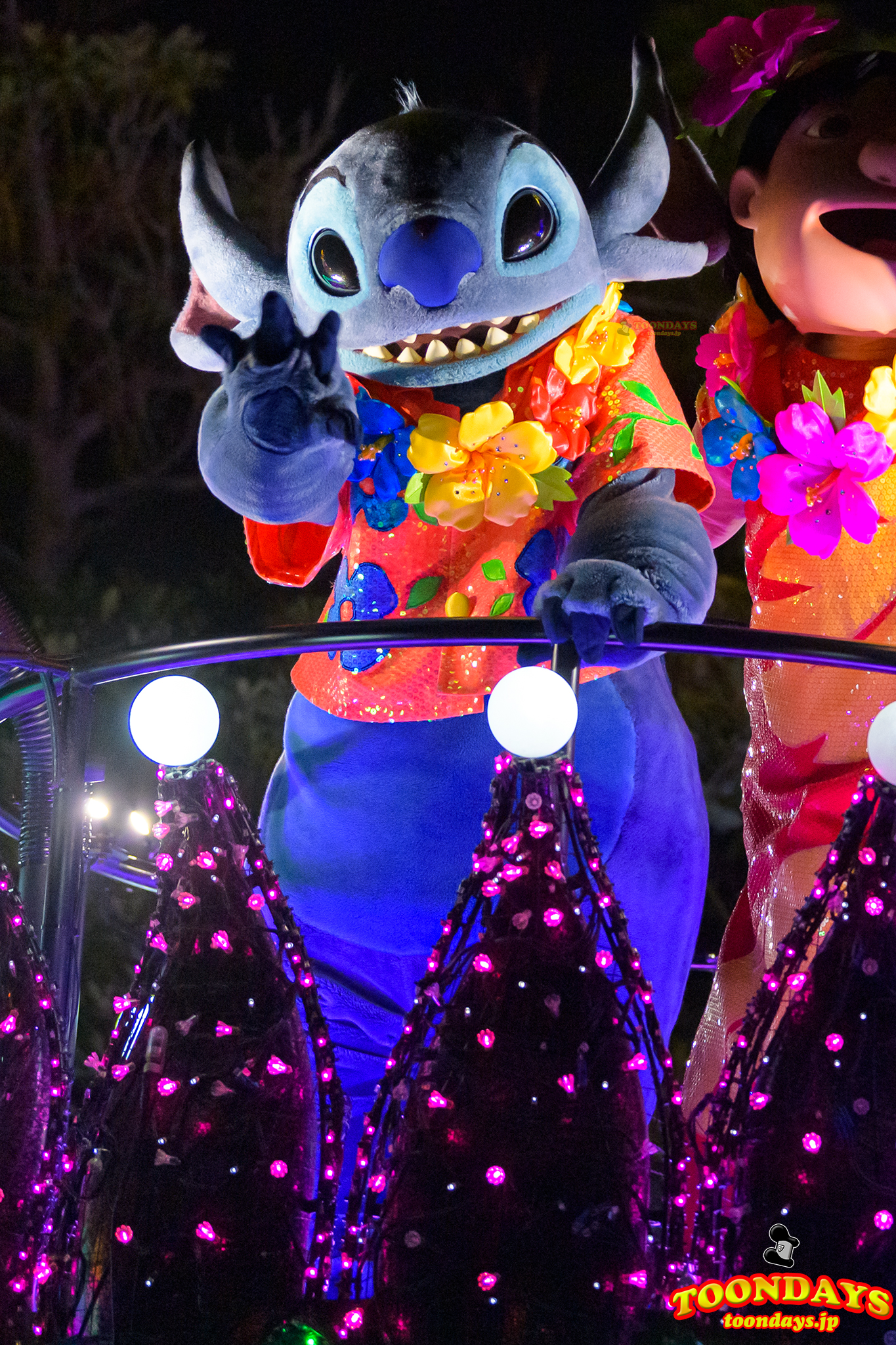 東京ディズニーランド・エレクトリカルパレード・ドリームライツのスティッチ
