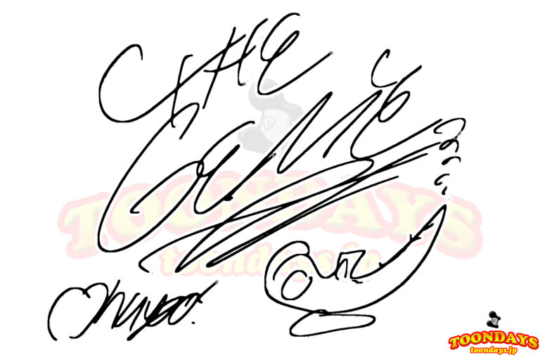 ジーニーのサイン