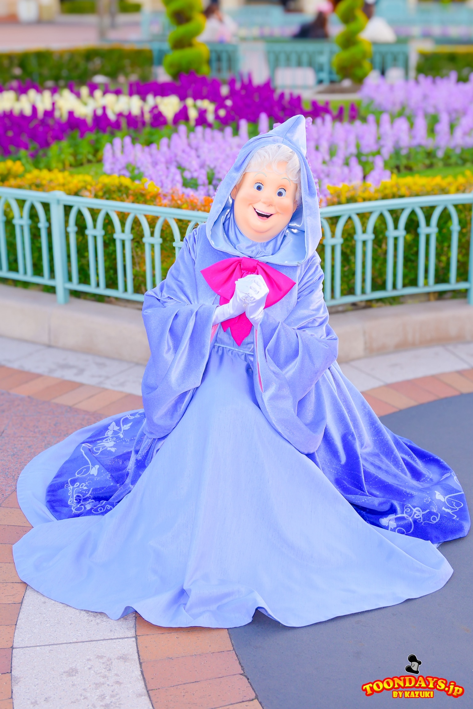 TDL エントランス　フリーグリーティング　フェアリーゴッドマザー