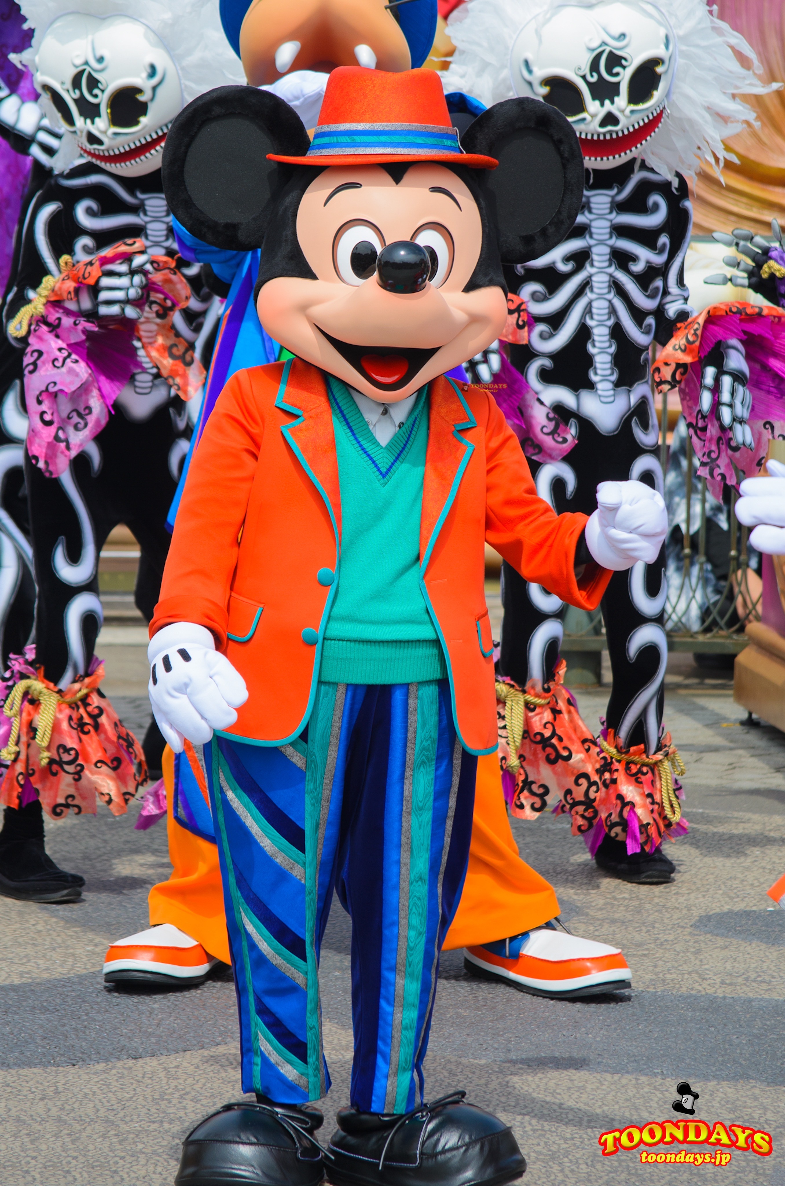 2014年『ウェルカム・トゥ・スケルトンフレンズ』のミッキーマウス