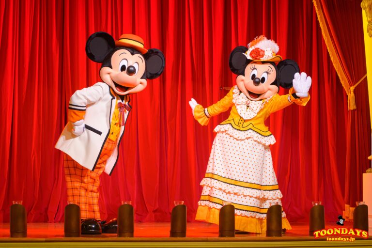 プリマハム『ザ・ダイヤモンドホースシュー特別プラン』のミッキーマウスとミニーマウス