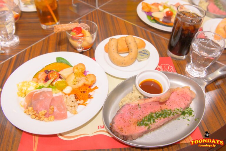 『ザ・ダイヤモンドホースシュー特別プラン』の食事メニュー