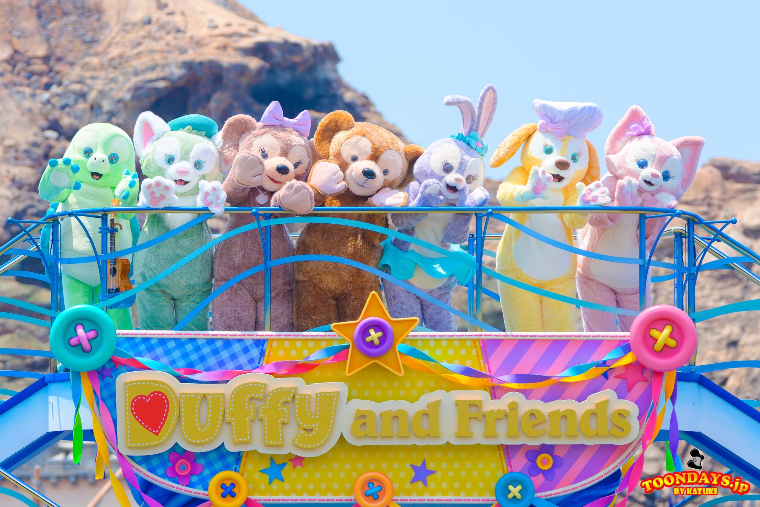 上海ディズニー、アウラニ クッキーアン、リーナベル ぬいぐるみ