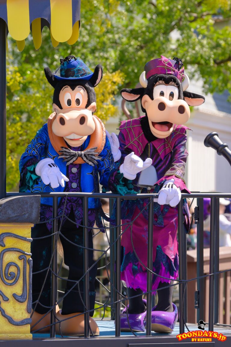 TDL ディズニー・ハロウィーン 2023 スプーキー“Boo!”パレード ホーレス・ホースカラー クララベル・カウ