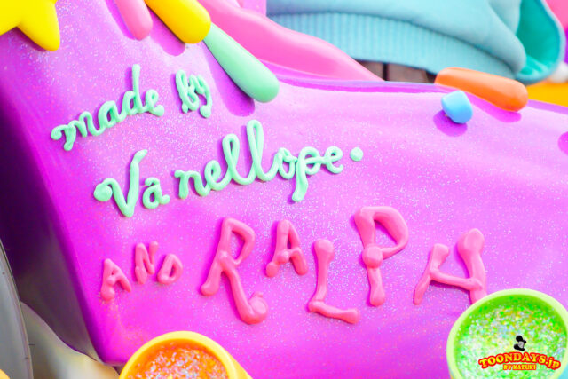 made by Vanellope. and RALPH