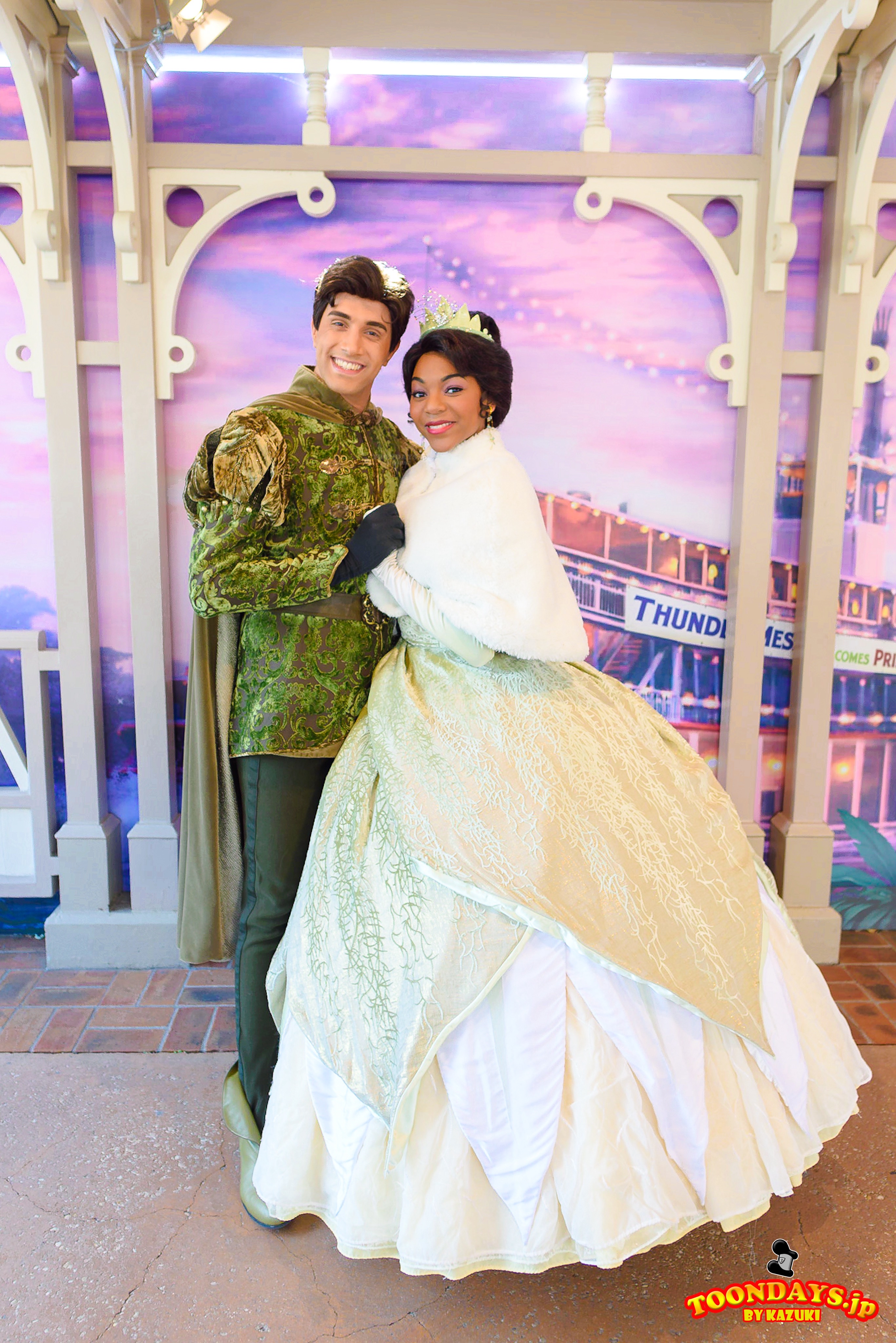 DLP ディズニーランドパリ フロンティアランド グリーティング ティアナ ナヴィーン王子