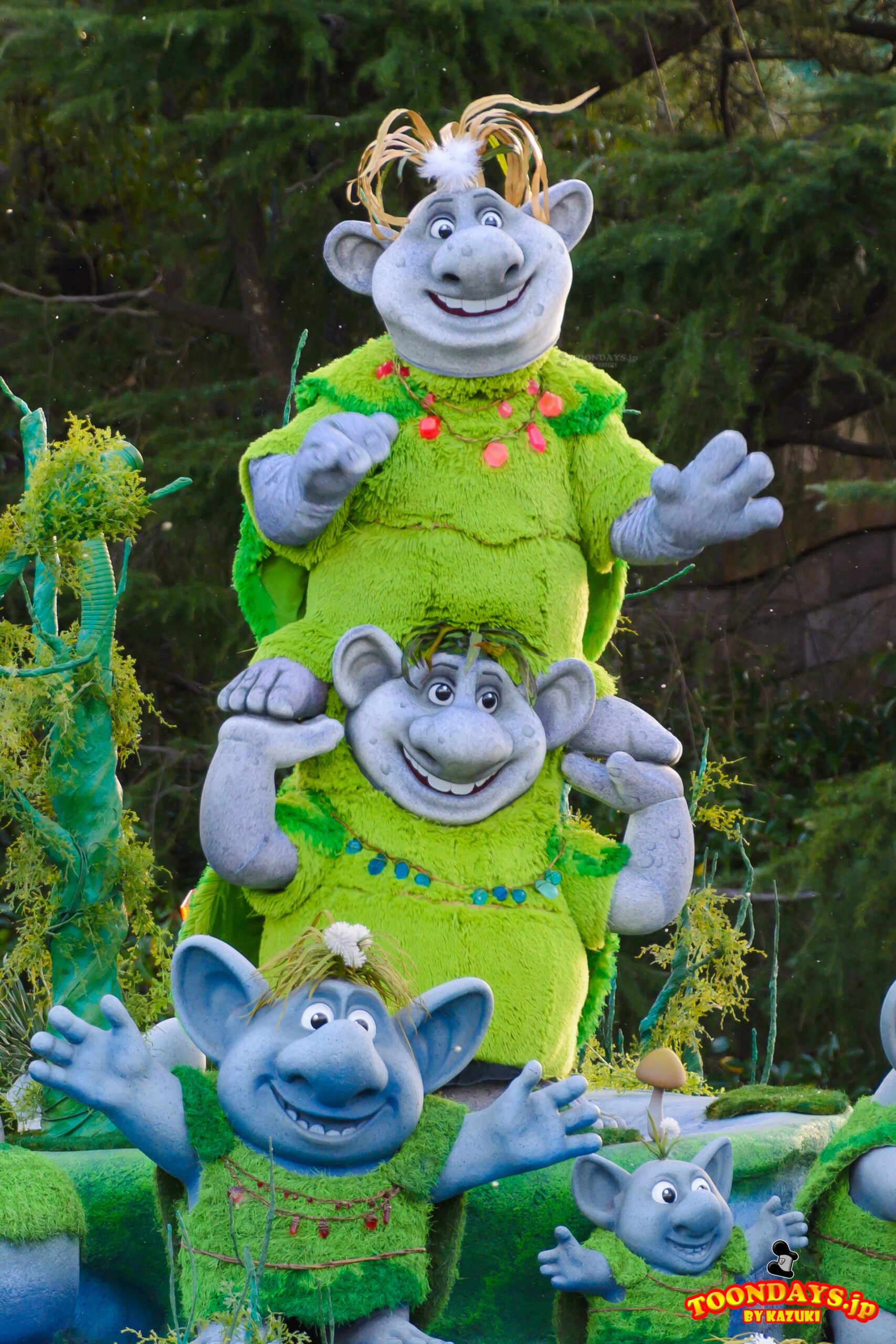 TDL アナとエルサのフローズンファンタジー 2017 フローズンファンタジーパレード トロール1