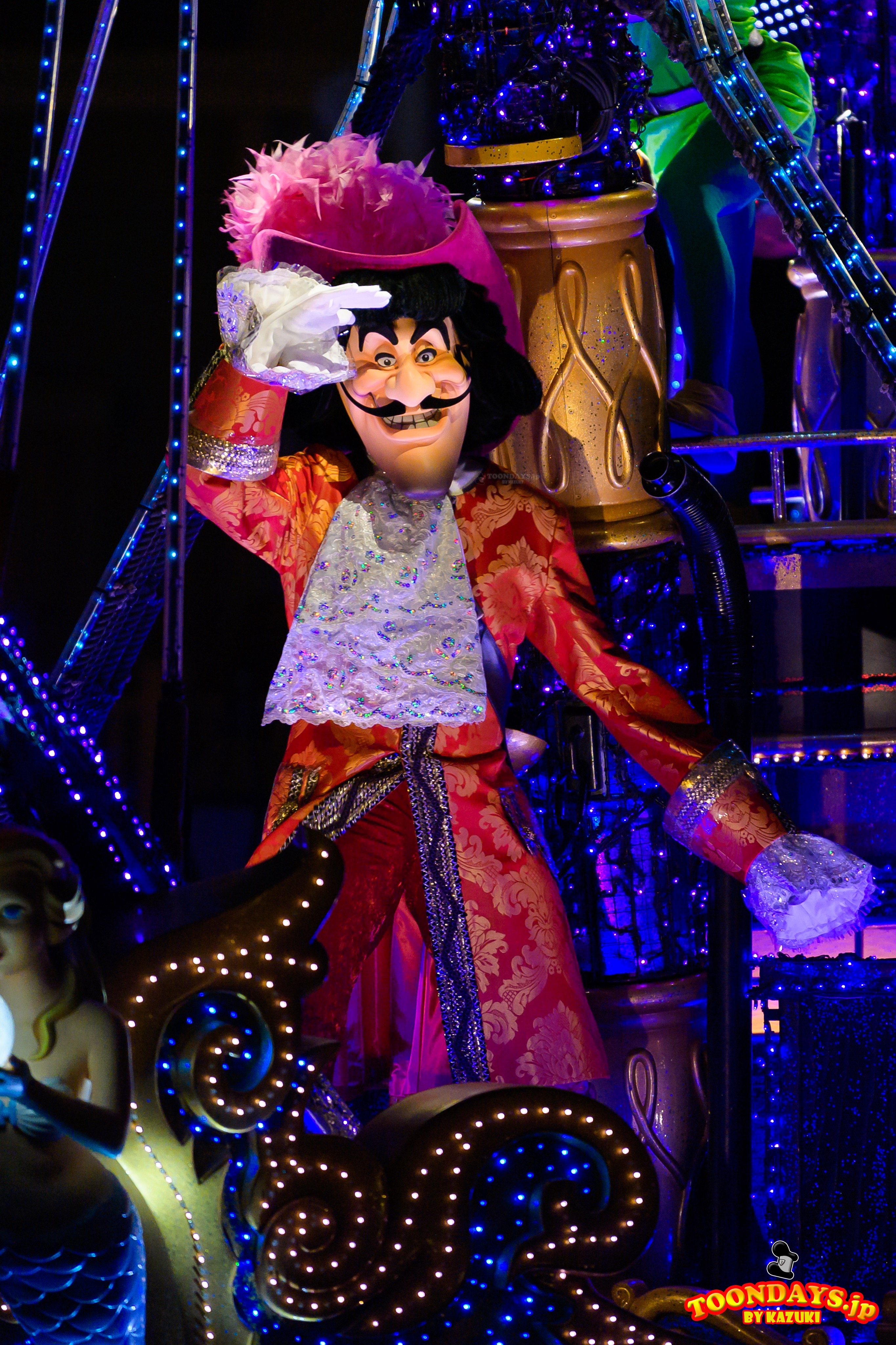 TDL 東京ディズニーランド・エレクトリカルパレード・ドリームライツ フック船長