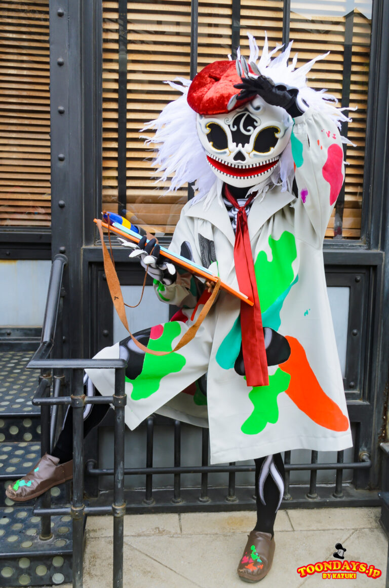 TDS ディズニー・ハロウィーン 2014 スケルトンのストリートパーティー（アメリカンウォーターフロント・アトモスフィア）. ラファエロ