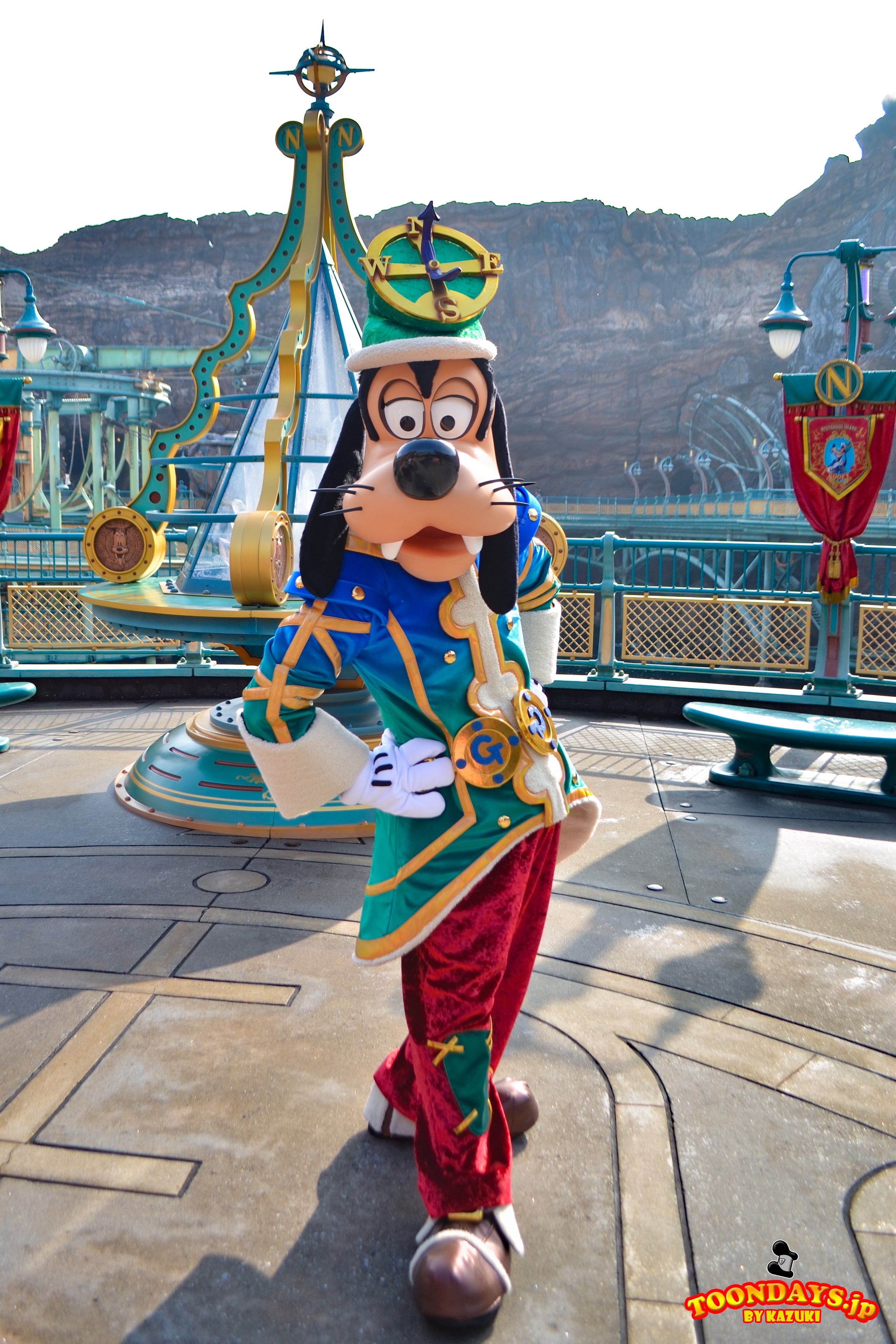 TDS クリスマス ミステリアスアイランド フリーグリーティング グーフィー