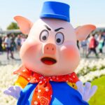 プラクティカルピッグ：「3匹のこぶた」の青いつなぎのこぶた