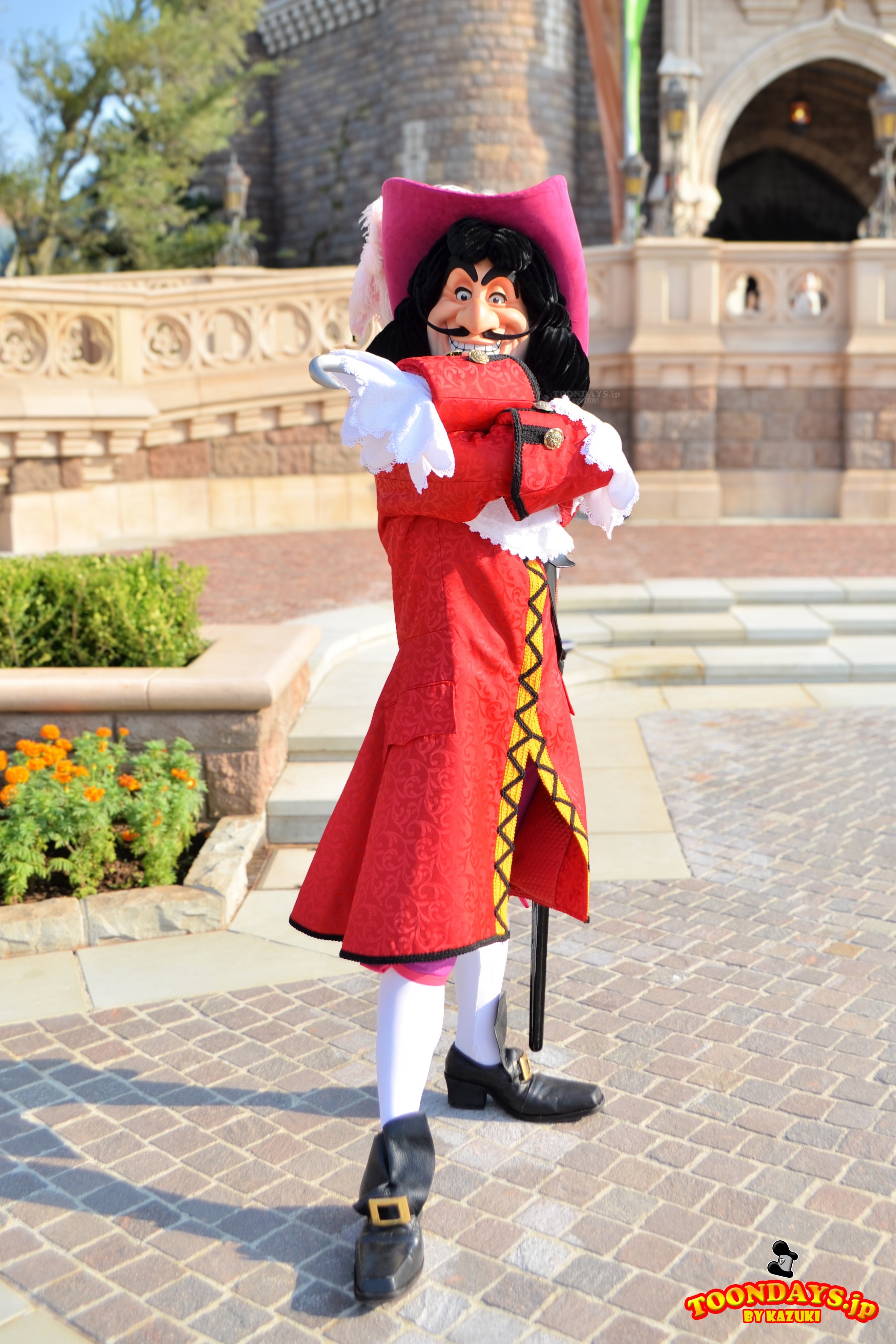 TDL ディズニー・ハロウィーン 2012 ファンタジーランド 整列グリーティング フック船長