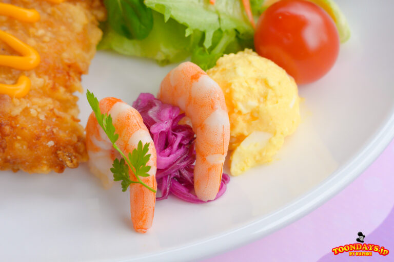 エッグサラダ&エビのマリネ