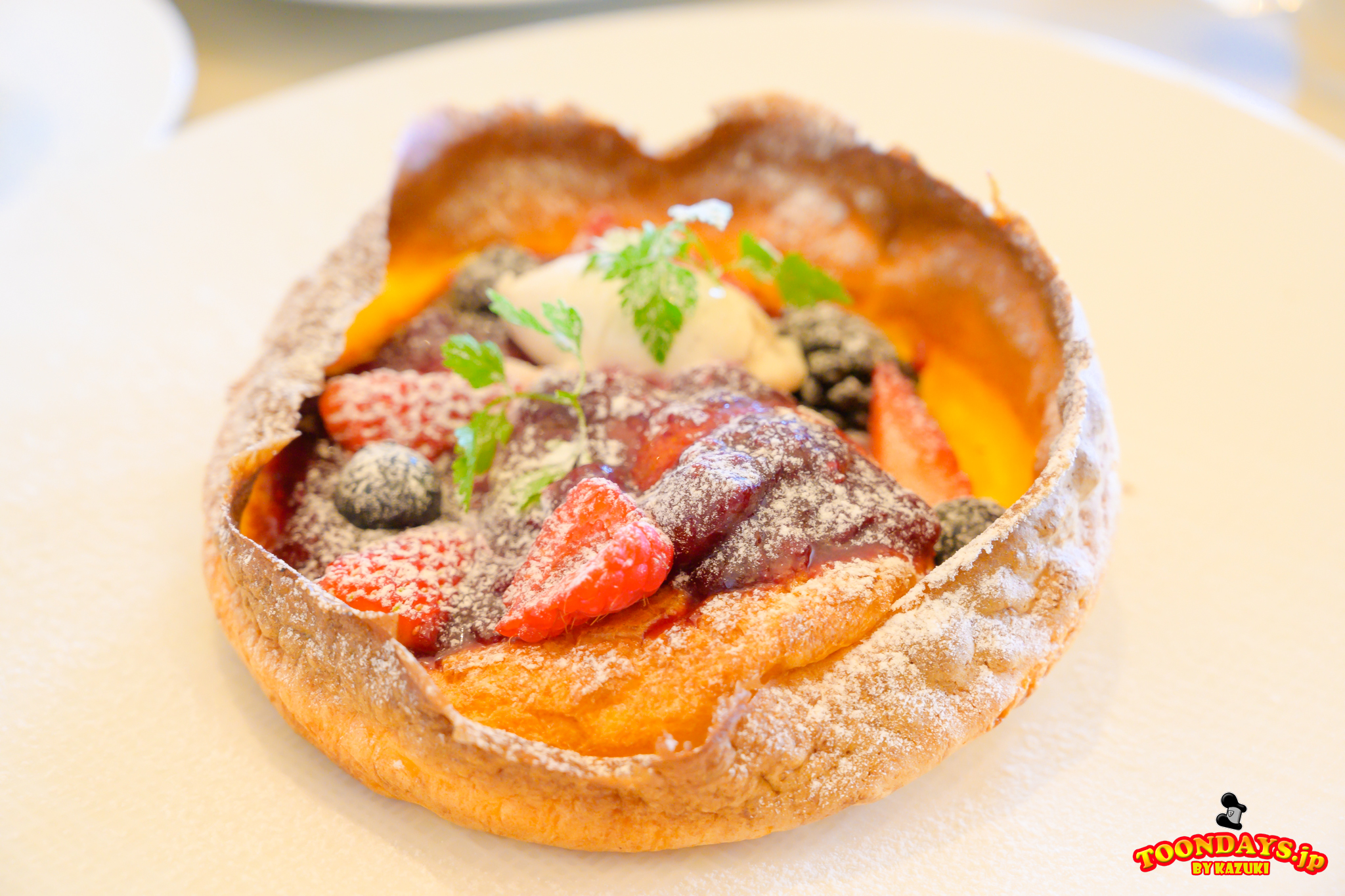 パンケーキ ベリーソース