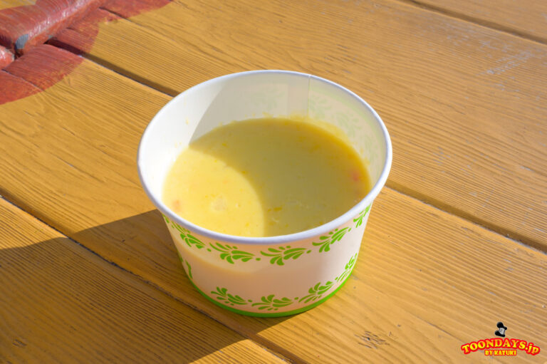 コーンチャウダービーフキーマシチューライス・シーフードトマトクリームライス<ダッフィーのスペシャルセット(ビーフ/シーフード)>