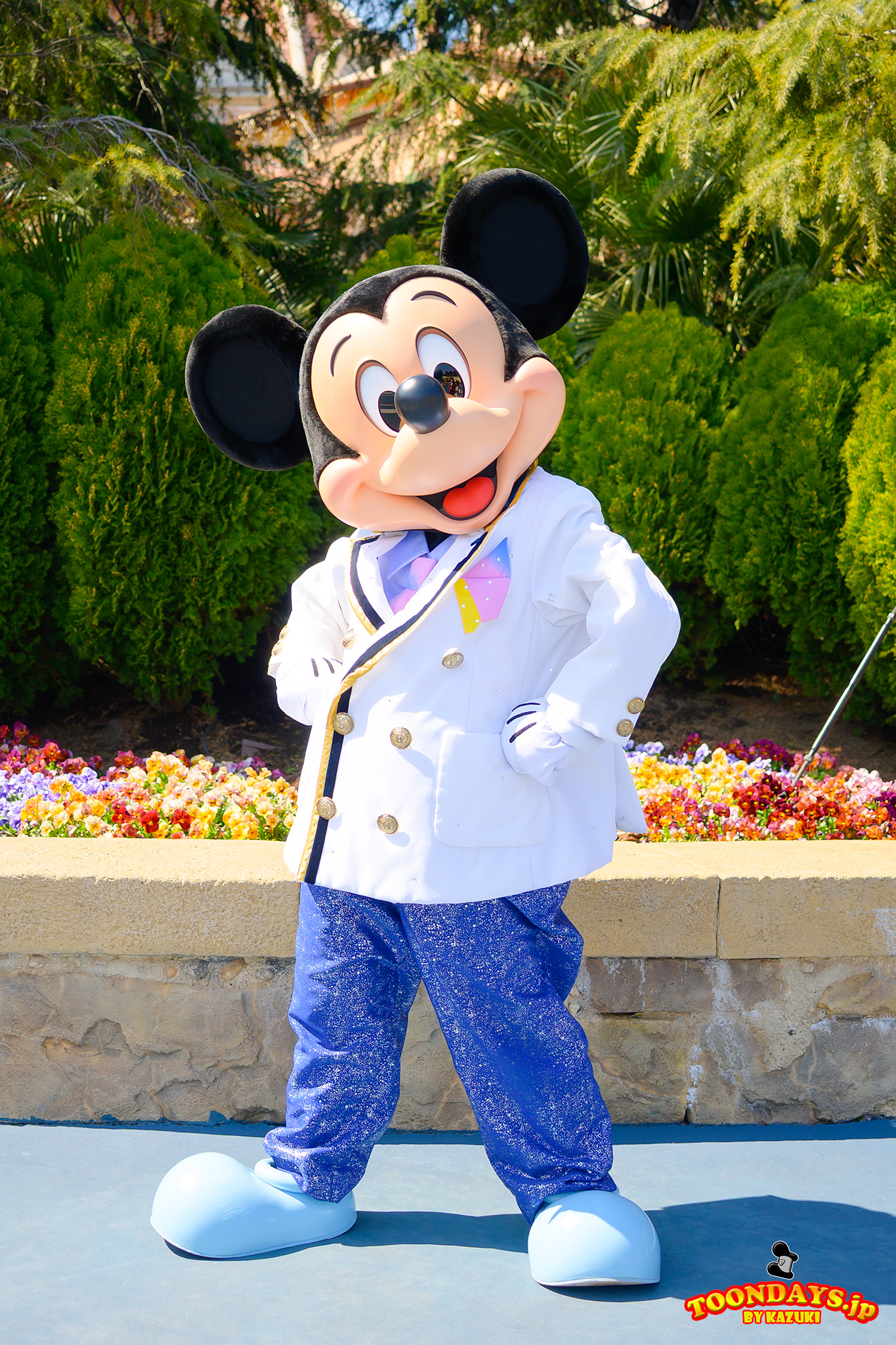 TDS ディズニーシープラザ 整列グリーティング ミッキーマウス