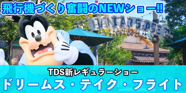 【総まとめ】プリンセスやミゲルも登場！新ショー「ドリームス・テイク・フライト」＜TDSハンガーステージ＞