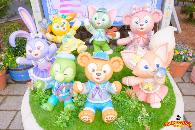 TDS ダッフィー＆フレンズ20周年：カラフルハピネス デコレーション ケープコッド