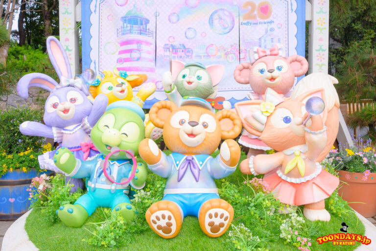 TDS ダッフィー&フレンズ20周年:カラフルハピネス デコレーション ケープコッド