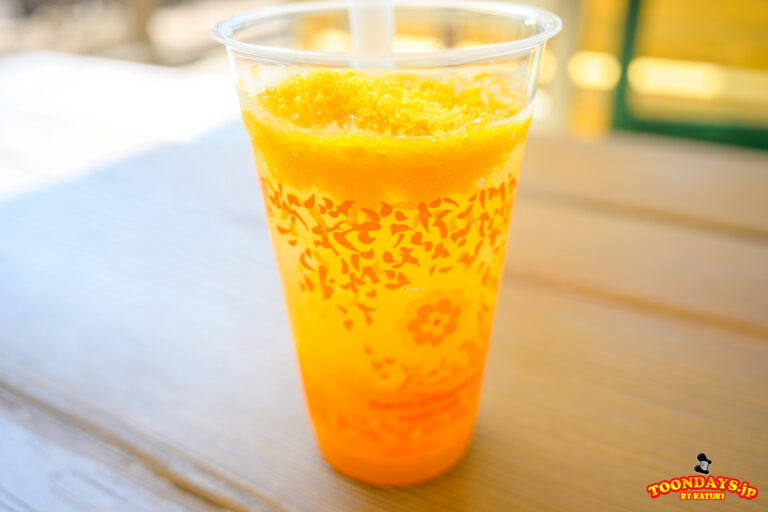 TDS-ディズニー・ハロウィーン-2025-ラソス・デ・ラ・ファミリア-ユカタン・ベースキャンプ・グリル-「リメンバー・ミー」ドリンク（オレンジ＆マンダリンオレンジ）1
