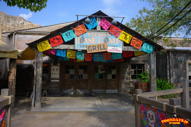 建物の入り口には切り絵のパペルピカド