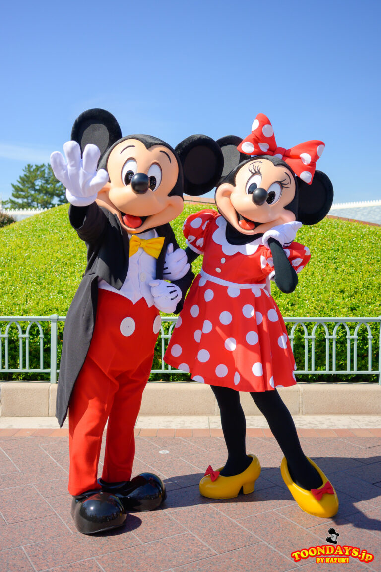 ミッキーマウス ミニーマウス フリーグリーティング TDL ワールドバザール（エントランス） 3