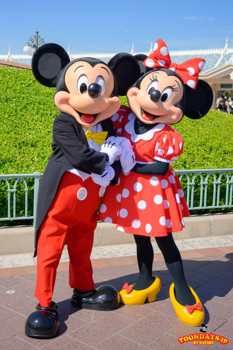 ミッキーマウス ミニーマウス フリーグリーティング TDL ワールドバザール（エントランス）