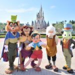 ピノキオ ジミニークリケット ゼペット ファウルフェロー ギデオン TDL ワールドバザール(エントランス） フリーグリーティング 東京ディズニーランドハッピー15エントリー