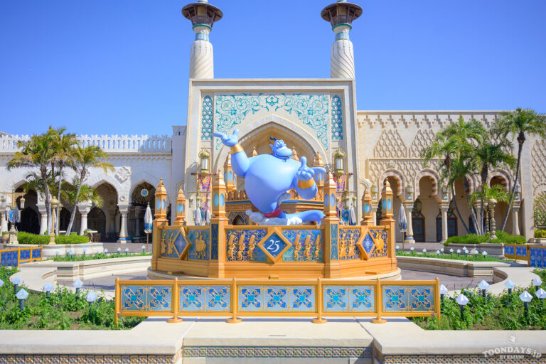 アラビアンコーストのTDS25周年「スパークリング・ジュビリー」デコレーション1