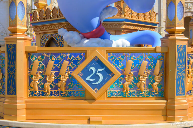 アラビアンコーストのTDS25周年「スパークリング・ジュビリー」デコレーション3