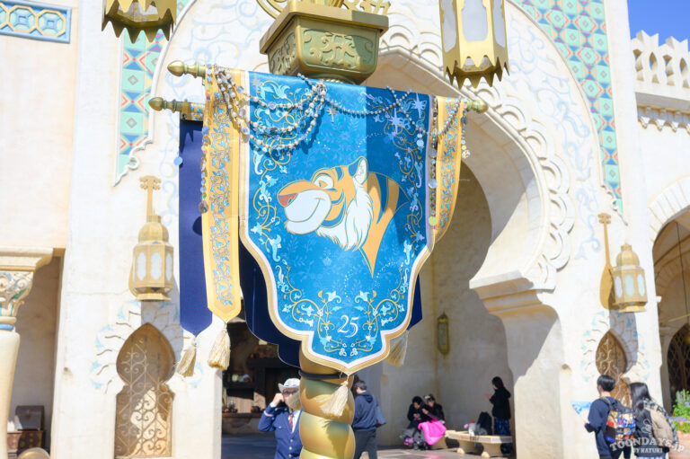 アラビアンコーストのTDS25周年「スパークリング・ジュビリー」デコレーション4