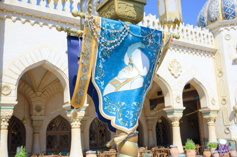 アラビアンコーストのTDS25周年「スパークリング・ジュビリー」デコレーション5